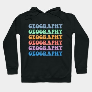 Funny geography women world geography teacher thank you Hoodie